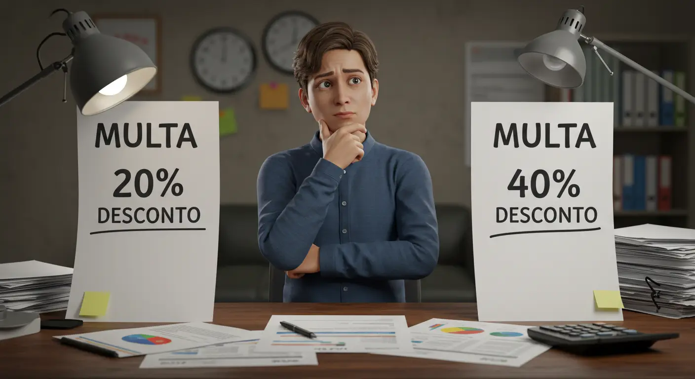 Multa de Trânsito: Desconto de 20% e 40% no pagamento da multa. Entenda as diferenças.