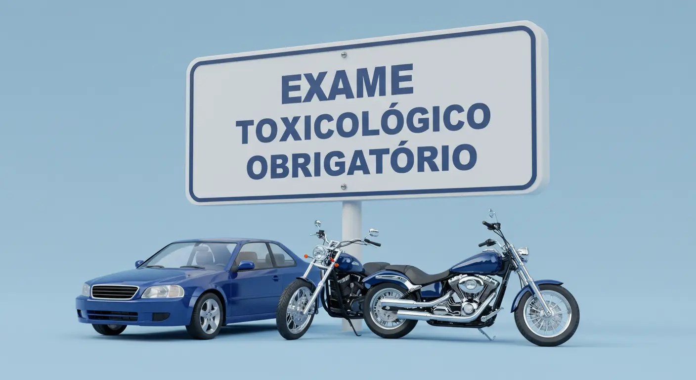 Vai Tirar a CNH? Saiba que agora será obrigatório a realização do Exame Toxicológico para as Categorias A e B.