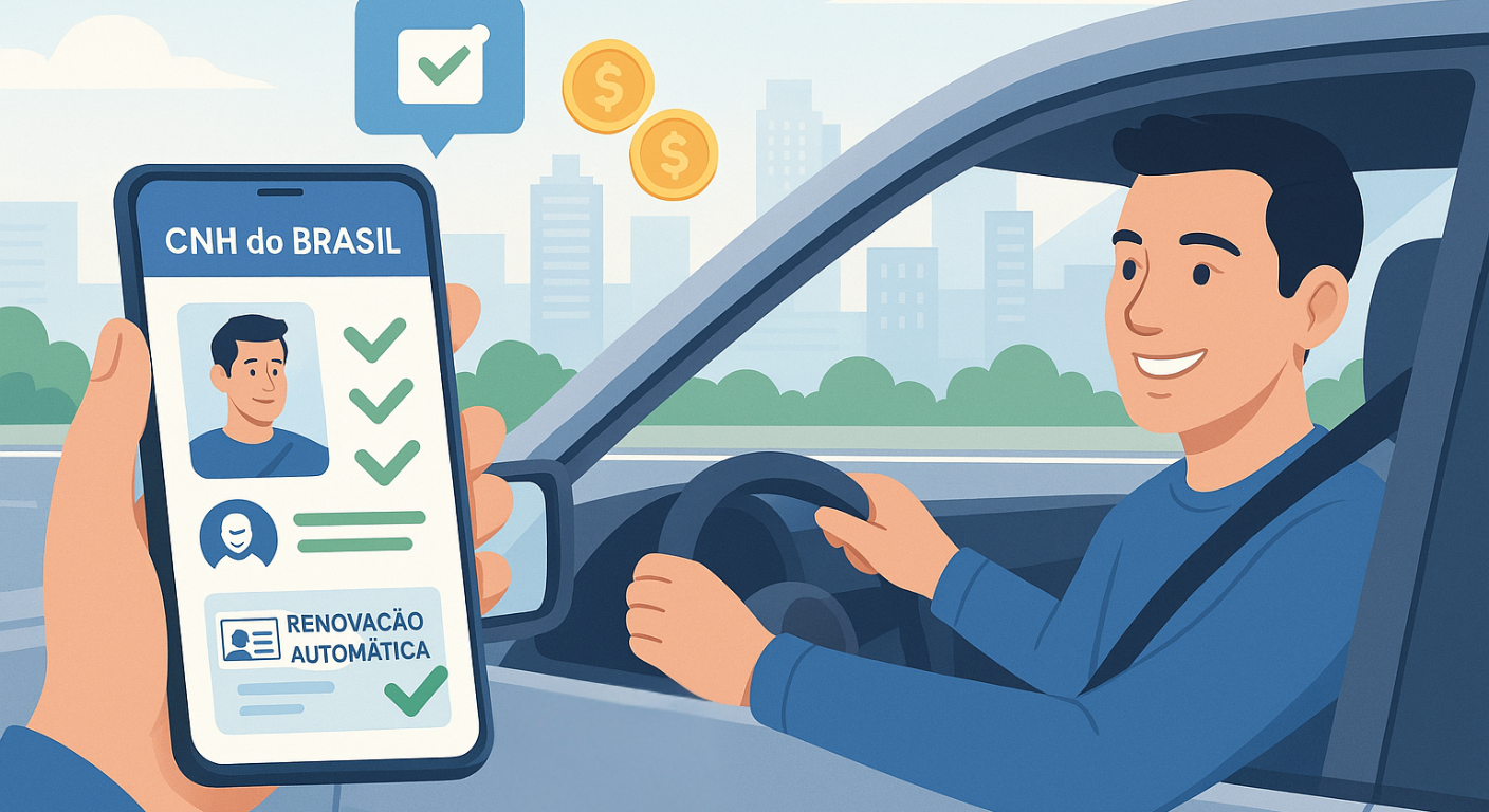 🚗📄Renovação Automática da CNH: O Fim da Burocracia para Bons Motoristas