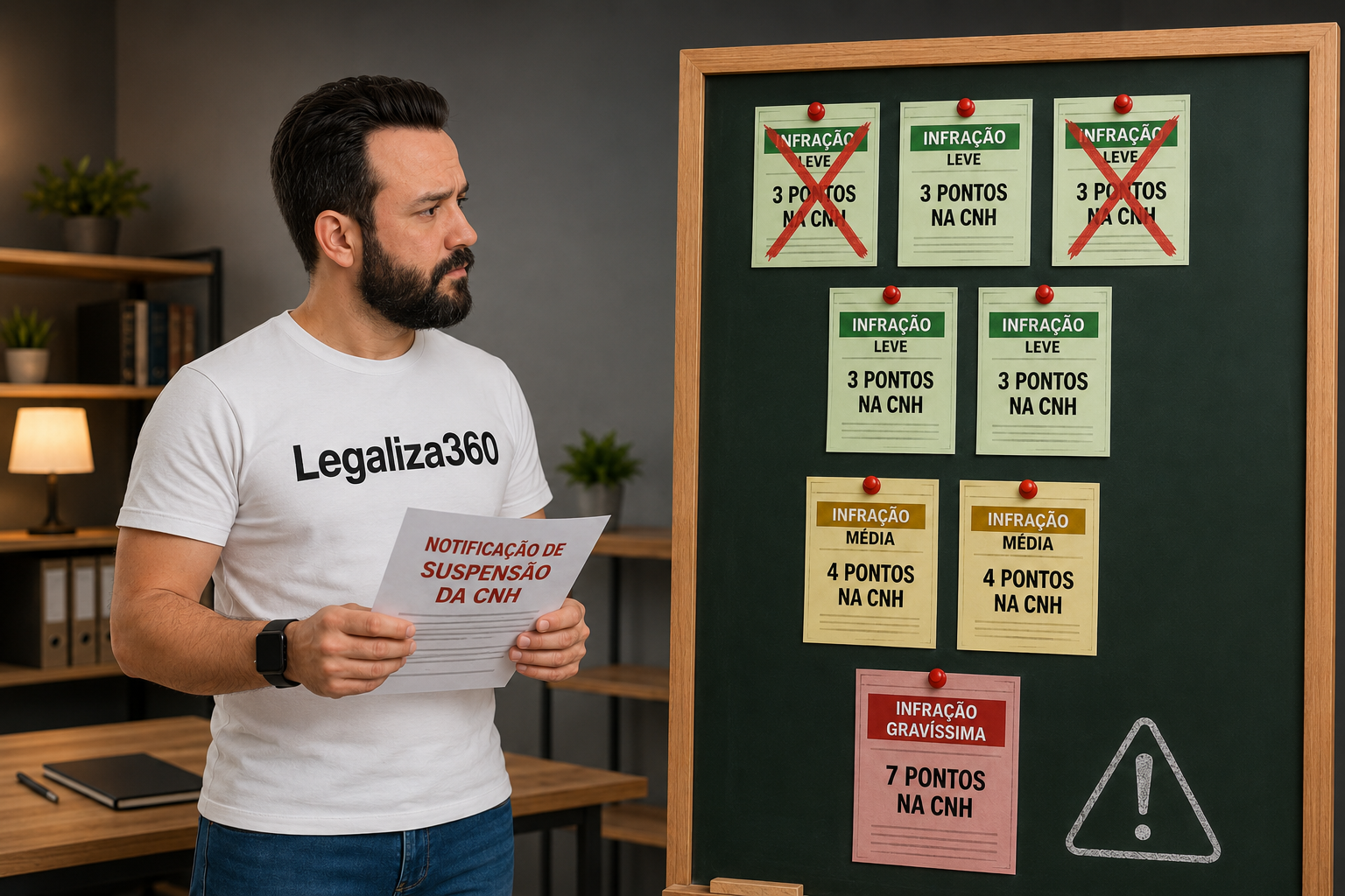 Você sabia que tem multas que não somam pontos na CNH? Saiba quais são!