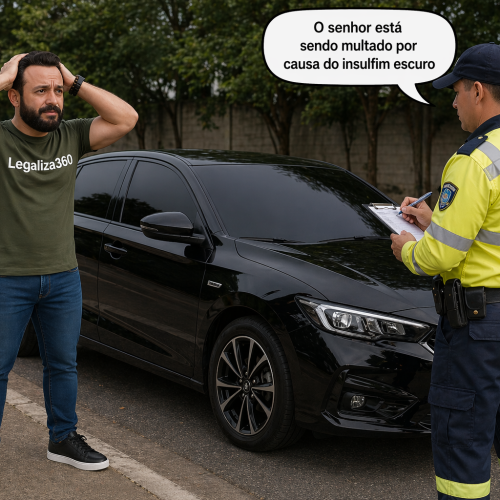 veículo com insulfim