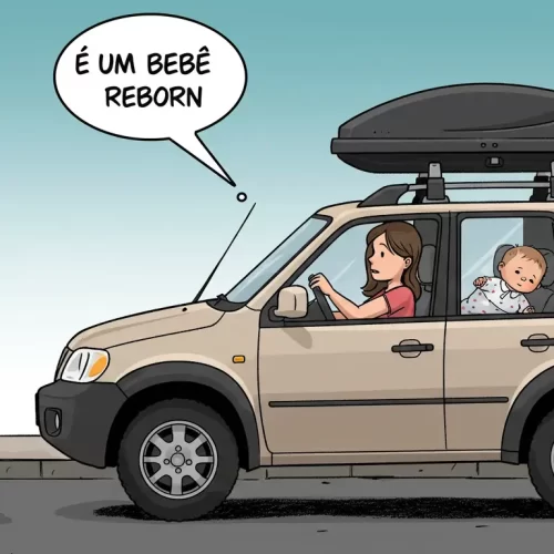 Transporte do bebê reborn fora da cadeirinha gera multa de trânsito?